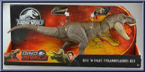 Bite 'N Fight Tyrannosaurus Rex from Jurassic World - Dino Rivals - Large Dinosaurs manufactured by Mattel [Front]