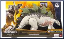 Stegosaurus from Jurassic World - Dino Tracker - Gigantic Tracker manufactured by Mattel [Front]