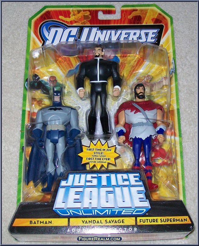 Batman / Vandal Savage / Future Superman - Justice League Unlimited -  3-Packs - DC Universe - Mattel Action Figure