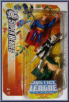 Superman / Aquaman / Dr Light from Justice League Unlimited - 3-Packs - DC Super Heroes - Orange Cards manufactured by Mattel [Front]