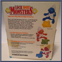 Frunckle & Suckerfish from Loch Nerf Monsters - Basic Series manufactured by Parker Brothers [Back]