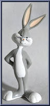 Bugs Bunny from Looney Tunes - Figurines manufactured by Tyco [Loose]