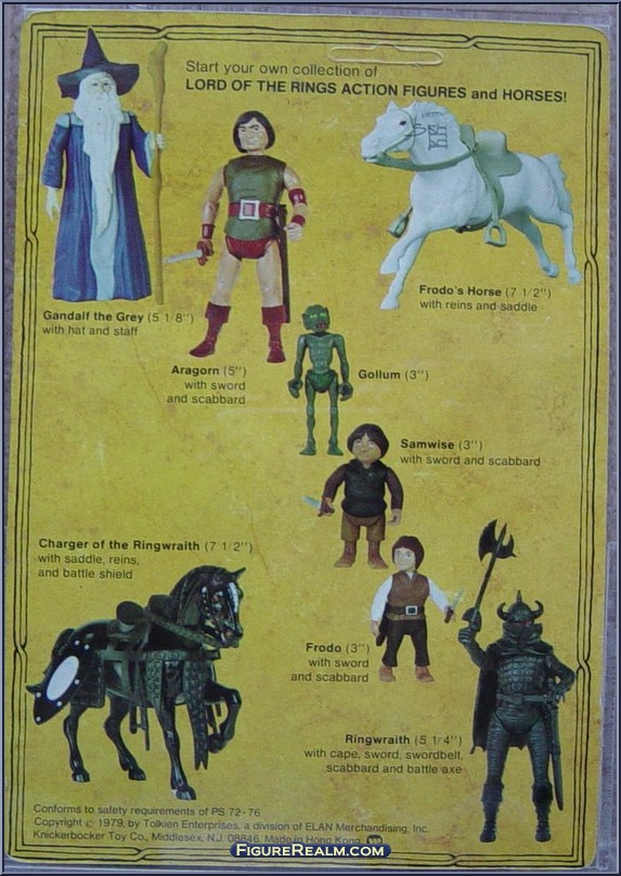 knickerbocker lord of the rings toys