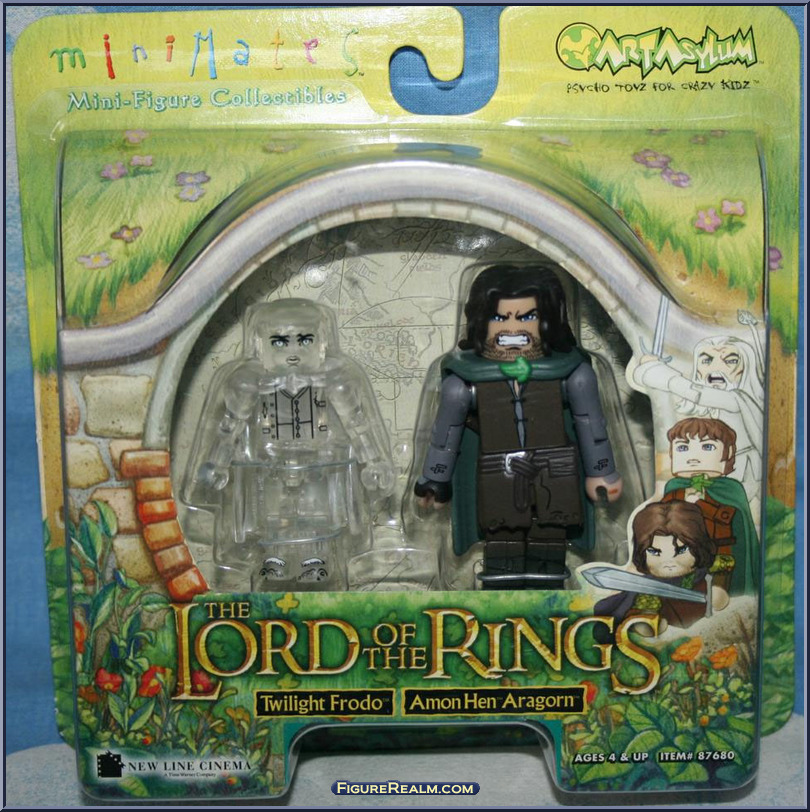 Twilight Frodo / Amon Hen Aragorn - Lord of the Rings - Minimates - Wave 2  - Diamond Select Action Figure