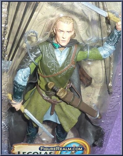 lord of the rings trilogy legolas with rohan armor action figure