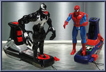 Vicious Venom vs Amazing Spider-Man from Marvel - Heavy Hitters manufactured by Toy Biz [Loose]