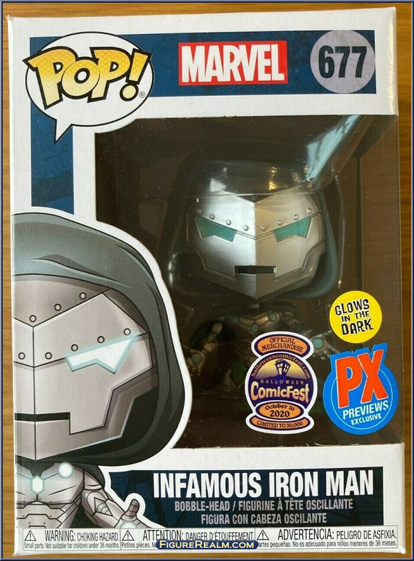 Infamous Iron Man - Marvel - Marvel Universe Pop! - Funko Action Figure