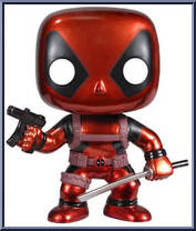Deadpool (Metallic) from Marvel - Marvel Universe Pop! manufactured by Funko [Loose]