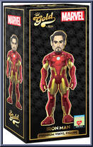 Iron Man (Silver / Black Suit) from Marvel - Vinyl Gold - 18" Scale manufactured by Funko [Front]