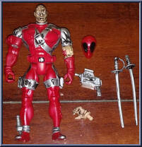 Deadpool from Marvel - Hall of Fame - Unmasked manufactured by Toy Biz [Loose]