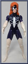 Spider-Woman from Marvel - Hall of Fame - She-Force - Series 1 manufactured by Toy Biz [Loose]