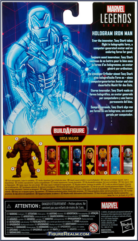 Iron Man (Hologram) - Marvel Legends - Infinite Series - Ursa Major ...