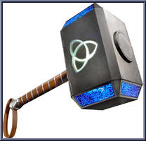 Thor's Mjolnir from Marvel Legends - Role Play - Series  2 manufactured by Hasbro [Loose]