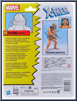 Wolverine (Weapon X) from Marvel Legends - Vintage - X-Men manufactured by Hasbro [Back]
