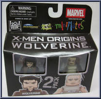 Wolverine / Blob from Marvel Minimates - Wave 26 - X-Men Origins: Wolverine manufactured by Diamond Select [Front]