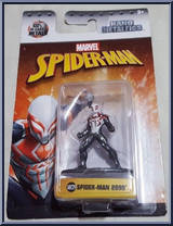Spider-Man 2099 from Marvel - Nano MetalFigs - Spider-Man manufactured by Jada Toys [Front]