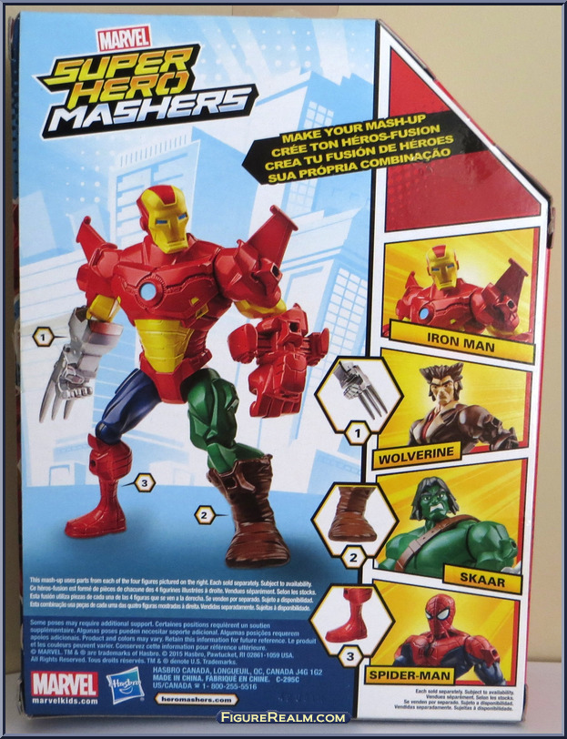Iron Man (Red Armor) - Marvel Super Hero Mashers - Basic Series - Hasbro  Action Figure
