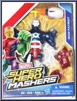 Iron Patriot from Marvel Super Hero Mashers - Basic Series manufactured by Hasbro [Front]