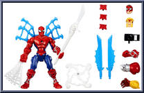 Spin Attack Spider-Man from Marvel Super Hero Mashers - Feature Figures manufactured by Hasbro [Loose]