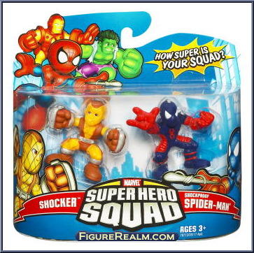 Shocker & Spider-Man (Shockproof) - Marvel Super Hero Squad - Series 12 ...