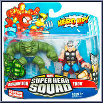 Abomination & Thor from Marvel Super Hero Squad - Series 19 manufactured by Hasbro [Front]