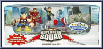 Avengers Face-Off from Marvel Super Hero Squad - 5-Packs manufactured by Hasbro [Front]