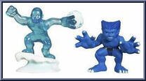 Beast & Iceman from Marvel Super Hero Squad - Series  4 manufactured by Hasbro [Loose]
