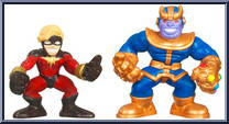 Captain Marvel & Thanos from Marvel Super Hero Squad - Series 20 manufactured by Hasbro [Loose]