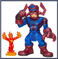 Galactus & Human Torch from Marvel Super Hero Squad - Mega Packs manufactured by Hasbro [Loose]