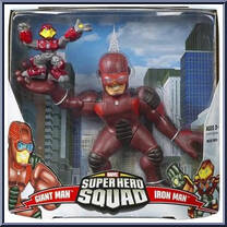 Ultimate Giant Man & Ultimate Iron Man from Marvel Super Hero Squad - Mega Packs manufactured by Hasbro [Front]