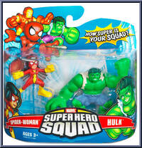 Hulk & Spider-Woman from Marvel Super Hero Squad - Series  7 manufactured by Hasbro [Front]