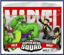 Hulk & Wasp from Marvel Super Hero Squad - Series  2 manufactured by Hasbro [Front]
