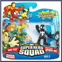 Iron Fist & Spider-Man (Black Costume) Action Figure