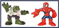 Spider-Man & The Lizard from Marvel Super Hero Squad - Spider-Man Series 3 manufactured by Hasbro [Loose]