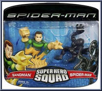 Spider-Man & Sandman from Marvel Super Hero Squad - Spider-Man Series 1 manufactured by Hasbro [Front]