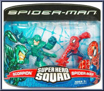 Spider-Man & Scorpion from Marvel Super Hero Squad - Spider-Man Series 3 manufactured by Hasbro [Front]