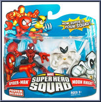 Spider-Man & Moon Knight from Marvel Super Hero Squad - Series 17 manufactured by Hasbro [Front]