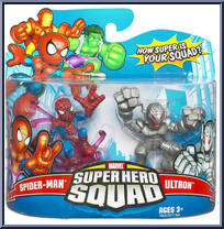 Spider-Man & Ultron from Marvel Super Hero Squad - Series 11 manufactured by Hasbro [Front]
