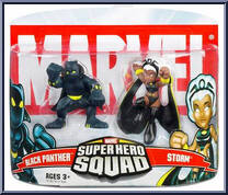 Storm & Black Panther from Marvel Super Hero Squad - Series  5 manufactured by Hasbro [Front]