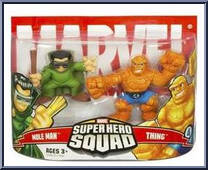 The Thing & Mole Man from Marvel Super Hero Squad - Series  4 manufactured by Hasbro [Front]