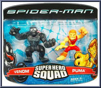 Venom & Puma from Marvel Super Hero Squad - Spider-Man Series 4 manufactured by Hasbro [Front]