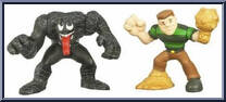 Venom & Sandman from Marvel Super Hero Squad - Spider-Man Series 5 manufactured by Hasbro [Loose]