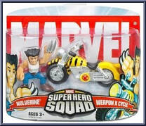 Wolverine & Chopper from Marvel Super Hero Squad - Series  5 manufactured by Hasbro [Front]