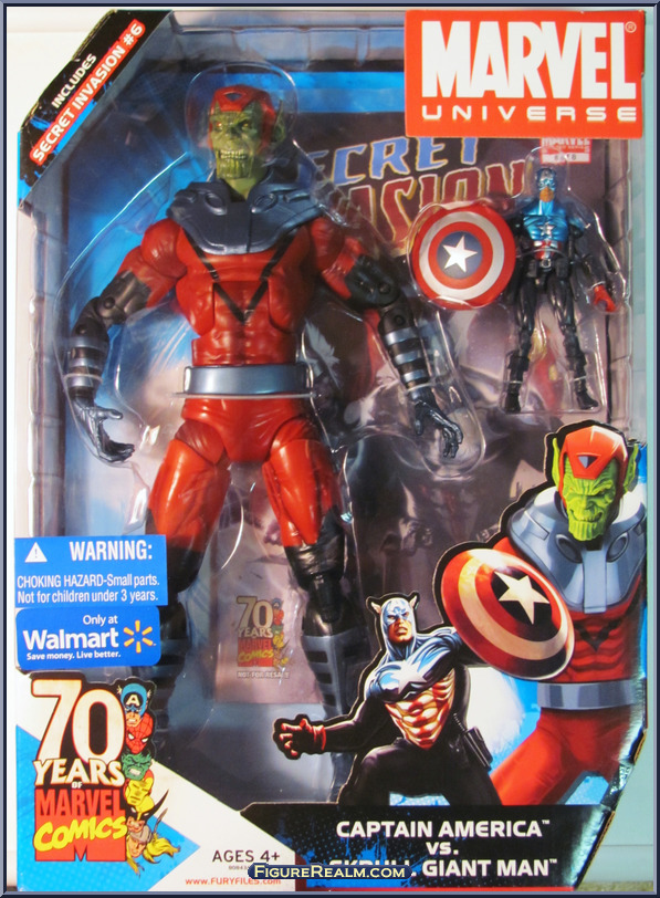 Marvel Universe Captain America VS Skrull Giant Man Exclusive Action Figure  Set ✨ショップニュース一覧✨ ゲーム、おもちゃ