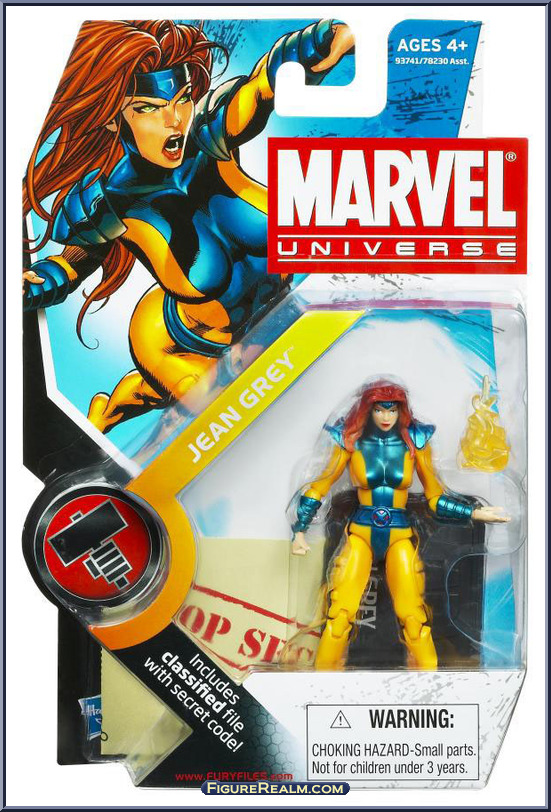 Jean Grey - Marvel Universe - Fury Files - Wave 6 - Hasbro Action Figure