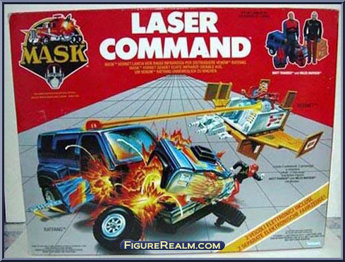 Laser Command - M.A.S.K. - Split Seconds - Kenner Action Figure