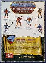 Fang Man from Masters of the Universe - Classics - Basic Series manufactured by Mattel [Back]