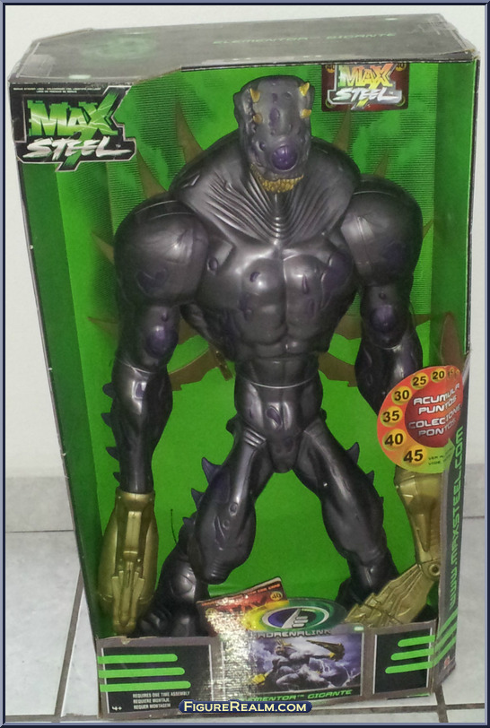 Elementor Gigante - Max Steel - Adrenalink - Extroyers - Mattel Action  Figure