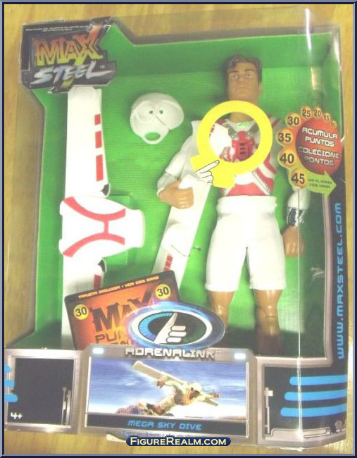 Mega Sky Dive Max Steel Adrenalink Max Steel Mattel Action