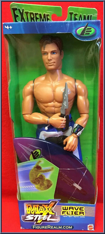 Wave Flier - Max Steel - 2001 Basic - Mattel Action Figure